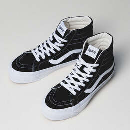 Кроссовки premium sk8-hi reissue 38 Vans, черный vn000cr0ba2 | black / white