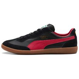 Puma Низкие повседневные кроссовки Liga унисекс, черные, красные 356999-21 | black/red
