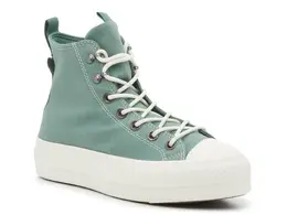 Кроссовки Chuck Taylor All Star High-Top Platform Sneaker Converse, темно-зеленый 565928 | herbygreen