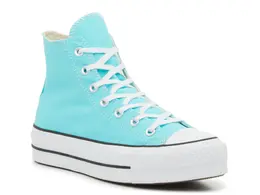 Кроссовки Chuck Taylor All Star High-Top Platform Sneaker Converse, голубой 571655 | cyan
