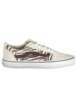 Кроссовки из полиэстера с контрастными деталями Vans, бежевый 5693034 | beige