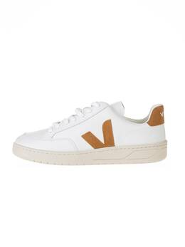 Низкие кроссовки Veja Leder V 12, цвет weiß/hellbraun 16121960 | weiß/hellbraun