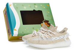 Кроссовки Yeezy Boost 350 V2 Lifestyle унисекс с низким верхом белого/коричневого цвета Adidas hq6316(team80-男女同款月光咖s-box) | coffee/white