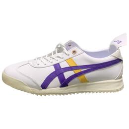 Onitsuka Tiger MEXICO 66 Нескользящие износостойкие низкие повседневные кроссовки унисекс белого, фиолетового и желтого цветов 1183b889-101鞋 | white purple yellow