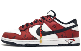 Nike Кроссовки для скейтбординга Dunk с противоскользящим износостойким верхом, унисекс, Koi Fish, красные dd1391-100(team400-好运锦鲤男女款红色) | koi red