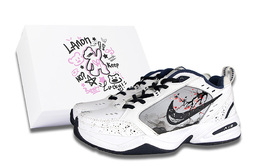 Кроссовки Nike Air Monarch 4 Chunky Sneakers Unisex Low-Top Black 415445-102(team58-梅花s-box) | white