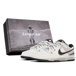 Кроссовки Nike Dunk Skateboard Shoes Unisex Low-Top Black dd1391-100(team210-可可糖s-box) | white