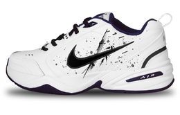 Кроссовки Nike Air Monarch 4 Chunky Sneakers Unisex Low-Top Black 415445-102(team298-竹生荒野) | white