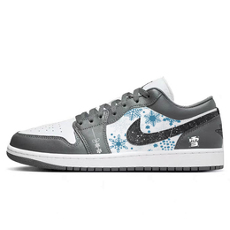 Баскетбольные кроссовки Air 1 Vintage Unisex Low-Top White/Blue Jordan 553558-152(team56-冰雪奇缘) | gray