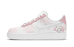 Кроссовки для скейтбординга Air Force 1 женские, низкие, розовый Nike, белый dh2920-111(team58-甜美小狗) | white
