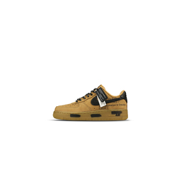 Кастомизированные кроссовки Nike Air Force 1 Skateboard Shoes Unisex, черный/коричневый cj9179-200(team333-男女款麦穗告白书) | black brown