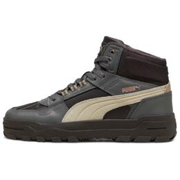Кроссовки REBOUND Lifestyle Унисекс С Высоким берцем Черного /Серого /Бежевого цвета Puma 398697-01 | black gray