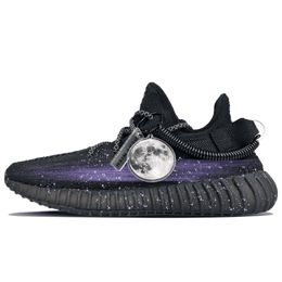 Yeezy Boost 350 Кроссовки Lifestyle унисекс с низким верхом, черный, белый, серый Adidas hq4540(team401-银河浩瀚) | dark gray