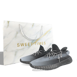 Кроссовки Yeezy Boost 350 V2 Lifestyle унисекс с низким верхом серый Adidas hq4540(team478-静澜灰尾灯s-box) | black