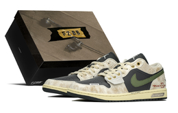 Баскетбольные кроссовки Air 1 Vintage женские с низким верхом коричневый/зеленый Jordan dc0774-001(teama-复古绿棕s-box) | green brown