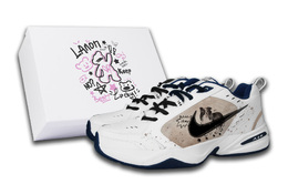 Кроссовки Nike Air Monarch 4 Chunky Sneakers Unisex Low-Top Black 415445-102(team298-中华田园犬s-box) | white
