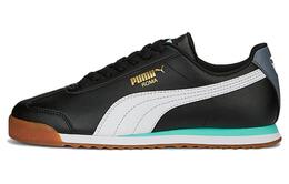 Puma Кроссовки Roma Basic Plus 'Black White Mint' 369571-45 | black white green