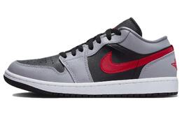 1 Low Cement Fire Red Women's, кроссовки женские Jordan, серый/красный fz4183-002 | gray red