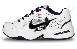 Кроссовки Air Monarch 4 Chunky унисекс с низким верхом черного/белого цвета Nike 415445-102(team298-水墨楼台) | black/white