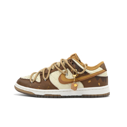 Кроссовки Nike Dunk Skateboard Shoes Women's Low-Top Beige dx3374-700（team120-巧克力饼干) | coffee