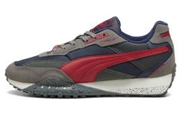 Кроссовки Puma Blacktop Rider Low Blue Gray Red 392725-21鞋 | gray blue red
