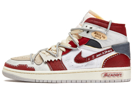 Баскетбольные кроссовки Air 1 Vintage женские, среднего размера, красный/белый Jordan dq3726-100(teamm-探索计划) | brick red