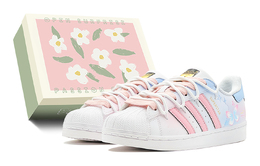 Кроссовки для скейтбординга Superstar Adidas, розовый eg4958(teams-粉蓝幻彩蝴蝶s-box) | pink