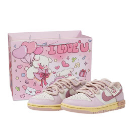 Кроссовки Nike Dunk Skateboard Shoes Women's Low-Top White dd1503-601（team151-甜茶） | pink