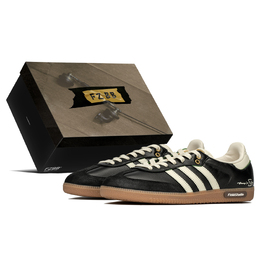 Кроссовки SAMBA OG Lifestyle Унисекс С Низким берцем Черного/Белого цвета Adidas ie0872(teama-复古行者s-box) | milk white/black