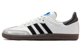 Кроссовки Adidas Samba Series Unisex, белый/черный/серебристый/синий ie0168 | black/white