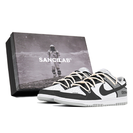 Кроссовки Nike Dunk Skateboard Shoes Unisex Low-Top Black dd1391-103(team210-星辉s-box) | white gray