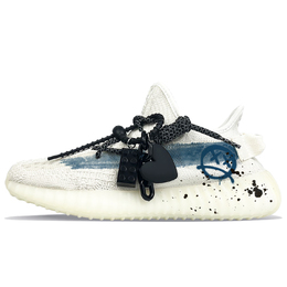 Adidas Низкие повседневные кроссовки Yeezy Boost 350 V2 унисекс, синие и белые hq6316(team373-克莱因) | blue white