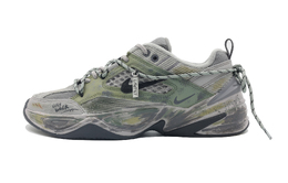 Кроссовки M2K Chunky унисекс с низким верхом армейского зеленого цвета Nike bv0074-001(team292-city walke) | gray