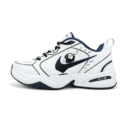 Кроссовки Air Monarch 4 Chunky унисекс с низким верхом белого/черного/темно-синего цвета Nike 415445-102(team405-死神来了1) | white/blue black