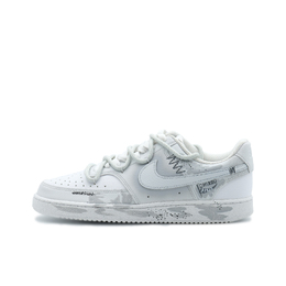 Скейтбордные кеды Court Vision 1 унисекс с низким верхом серо-белый Nike dh2987-101（team464-迷雾救赎） | light gray