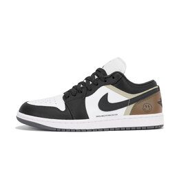 Кроссовки Air Jordan 1 Vintage Basketball Shoes Unisex Low-Top Black 553558-152(team210-简笔微笑) | white