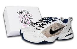 Кроссовки Nike Air Monarch 4 Chunky Sneakers Unisex Low-Top Black 415445-102(team298-竹影深深s-box) | white