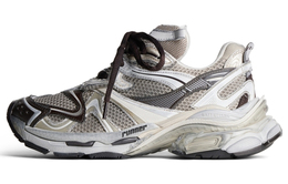 Кроссовки Balenciaga Worn-Out для бега, бежевый 779066w3rxp2000 | white silver