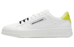 Кроссовки из кожи с двухцветными шнурками Armani Exchange, кремовый xux203xv805s058 | off white