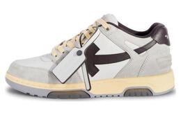 Кроссовки мужские Off-White Out Of Office, серый omia189s24lea0110511 | gray/brown/white