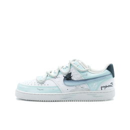 Кроссовки для скейтбординга Court Vision 1, унисекс, низкие, синий/белый Nike dh2987-101（team464-夏威夷） | sky blue
