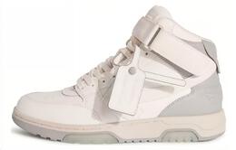 Кроссовки мужские Off-White Out Of Office средней высоты, белый / серый omia259f23lea0050106 | white gray