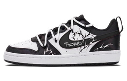 Кроссовки Nike Court Borough Skateboard Shoes Women's Low-Top Black, черный bq5448-115(team115-荆棘里的爱) | white