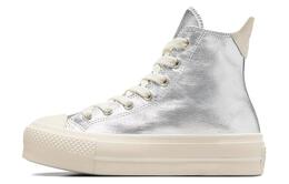 Парусиновые кеды Chuck Taylor All Star Женские С высоким берцем Белого/Серебристого цвета Converse, цвет White Silver a09902c | white silver
