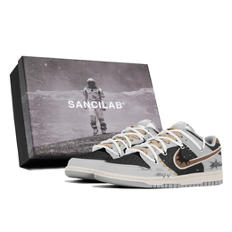 Кроссовки Nike Dunk Skateboard Shoes Unisex Low-Top Gray dd1391-103(team210-银河星光s-box) | black gray