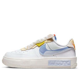 Кроссовки air force 1 фонтанка Nike, белый dv2175-100 | white/blue/yellow