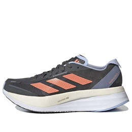 Кроссовки adizero boston 11 Adidas, серый hq3698 | grey six/coral fusion/blue dawn