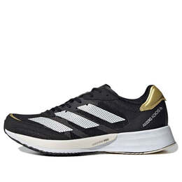 Кроссовки adizero adios 6 Adidas, черный h67511 | black/white/gold