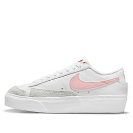 Кроссовки блейзер низкая платформа Nike, белый dj0292-103 | white/summit white/black/pink