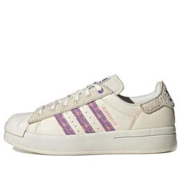 Кроссовки оригиналы суперзвезда аюн Adidas, бежевый ig3001 | beige/purple